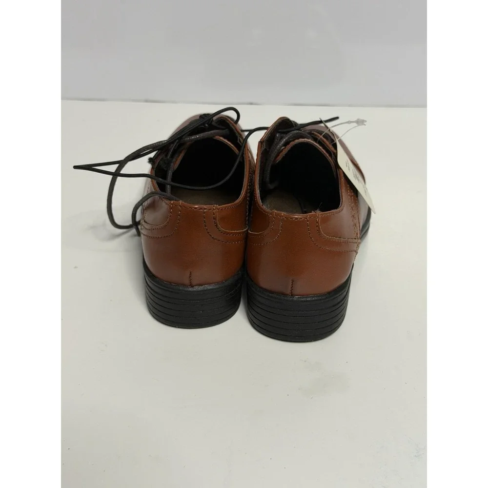 Strafford  Boys Size 11 Brown Lace Up Dress Shoes New in Box